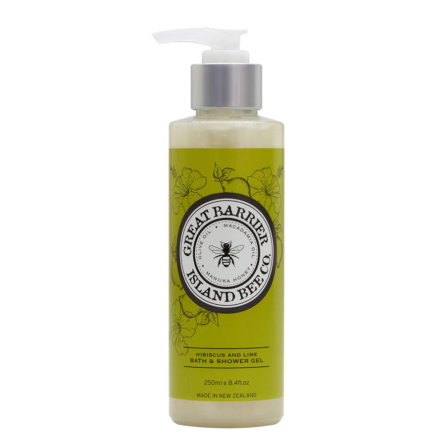 GBI Hibiscus & Lime Pump - 250ml - Bath and Shower Gel