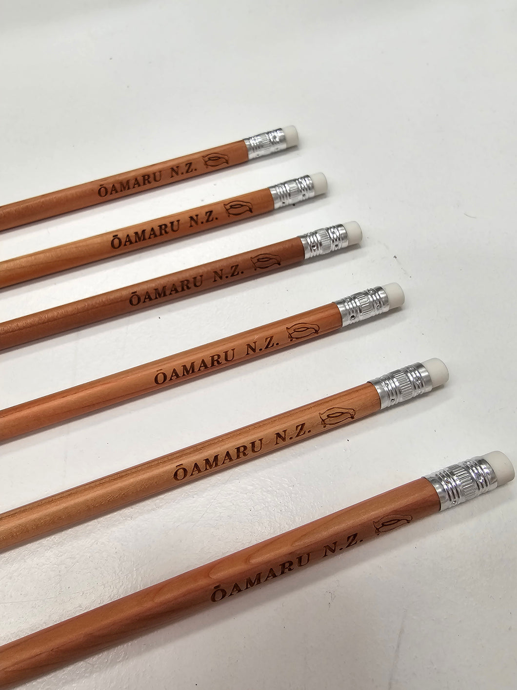 Oamaru  Cedar Wood Pencils - Pack 6