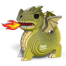 Load image into Gallery viewer, Eugy Dragon - Green - 3D Model Kit
