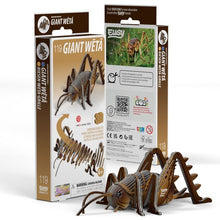 Load image into Gallery viewer, Eugy Giant Weta 3D Model Kit
