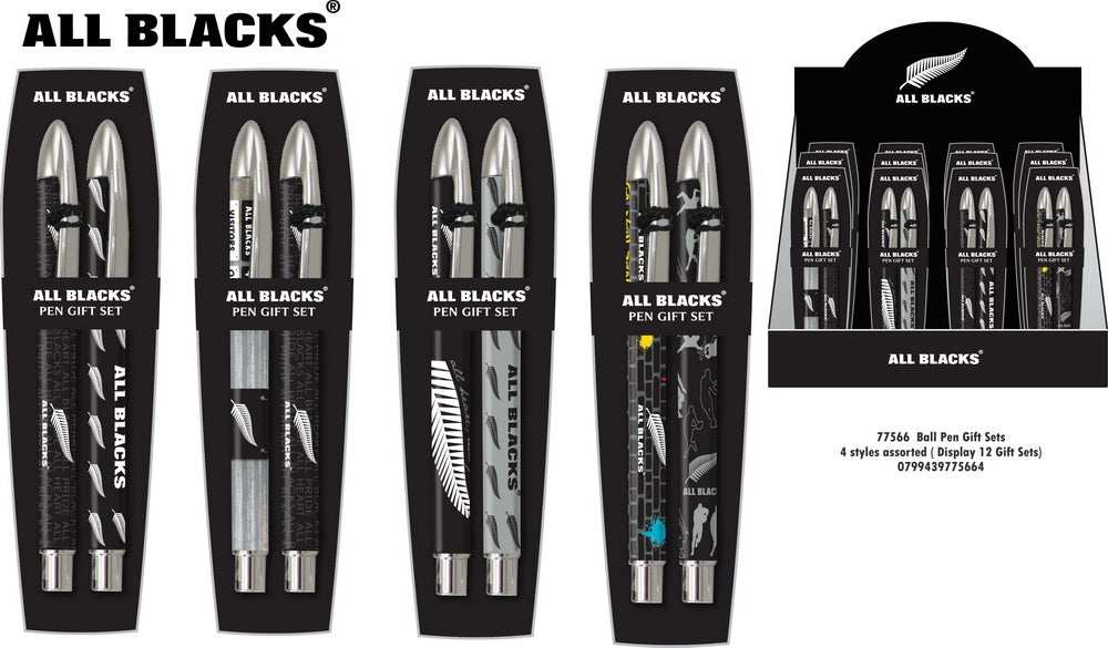 All Blacks Pens 2 Piece Gift Set