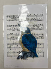 Load image into Gallery viewer, Birds on Music Sheet A4 Prints - Jackie Bird
