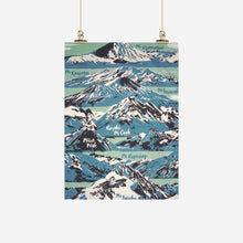 Load image into Gallery viewer, Ali Davies Tea Towel - Mountains
