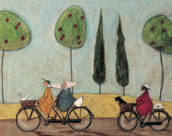 A Nice day For It - Framed Print by Sam Toft
