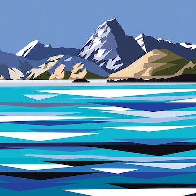 Aoraki Print by Ira Mitchell