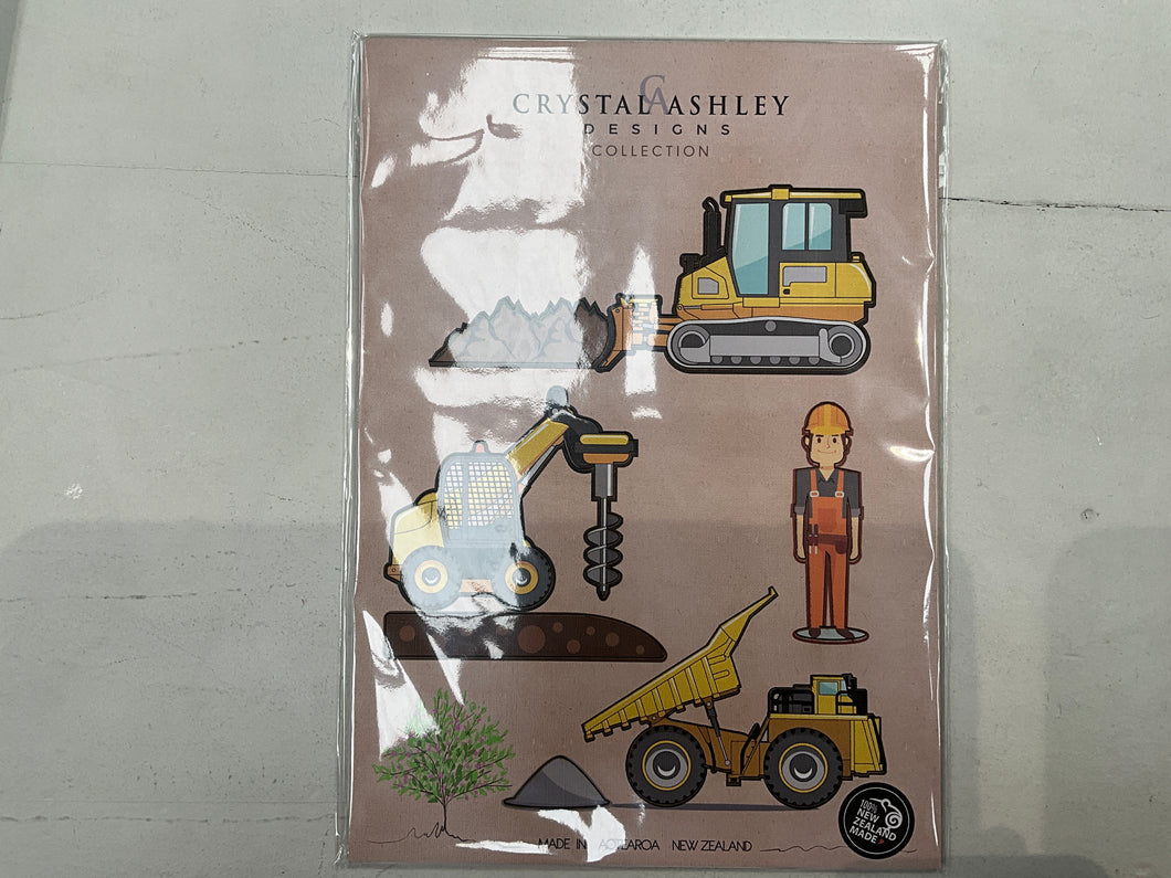 Pop-Out: Construction Bulldozer Set