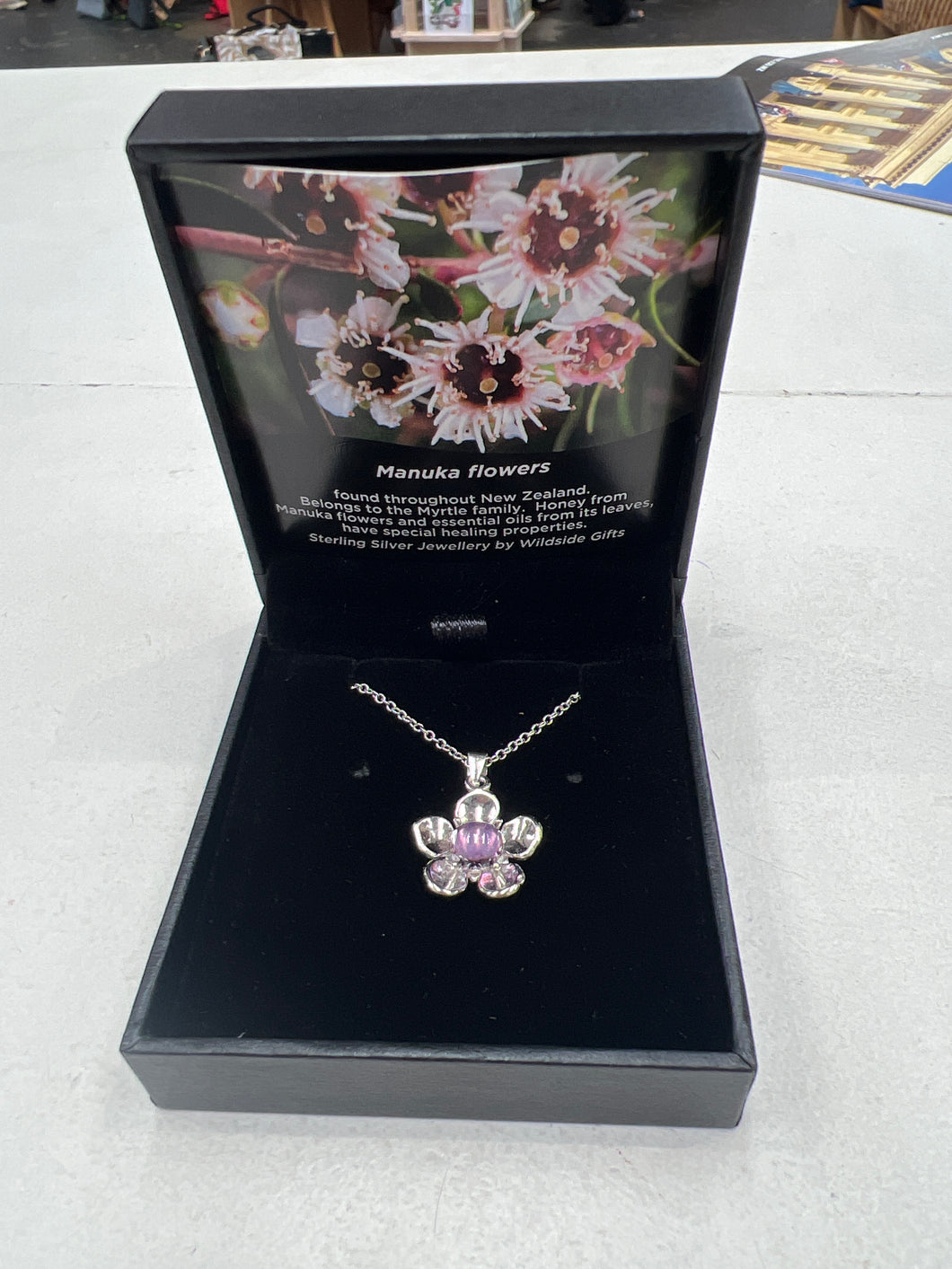 Manuka Sterling Silver with Amethyst Pendant
