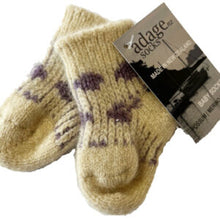 Load image into Gallery viewer, Merino Possum Socks - Newborn to 6 months available in two colours
