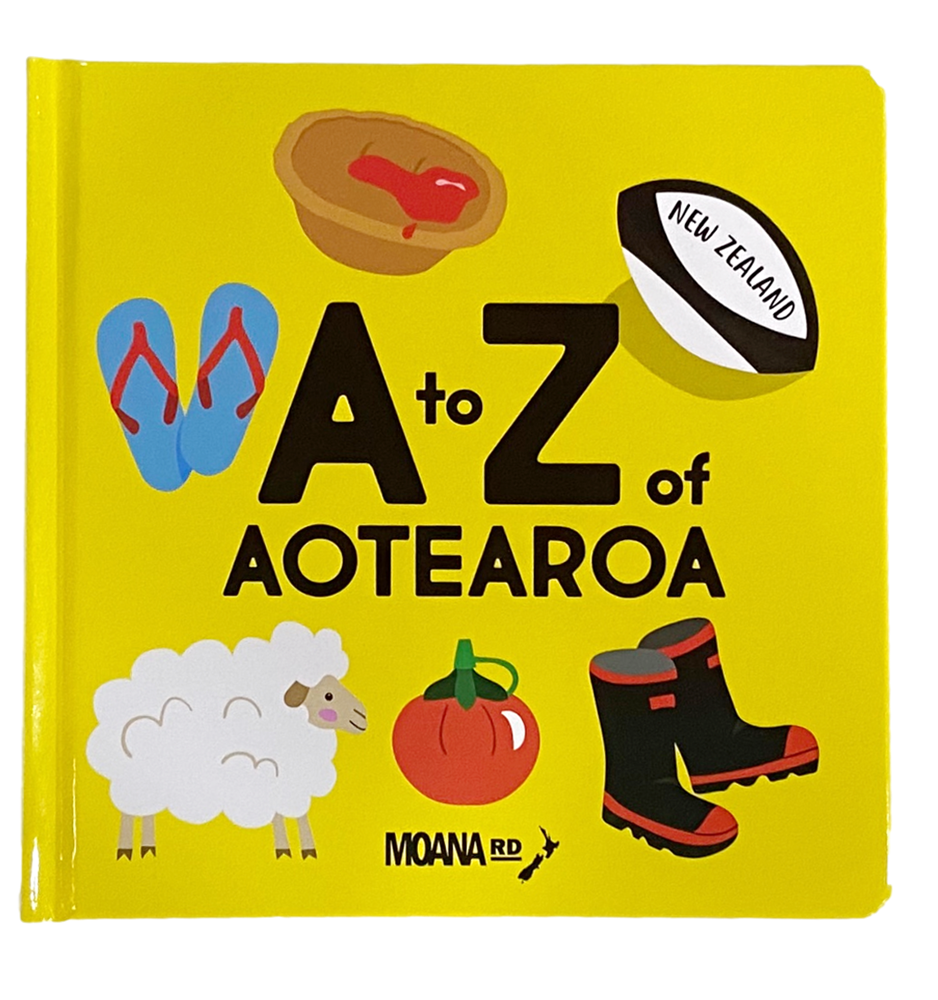 A-Z of Aotearoa board book.
