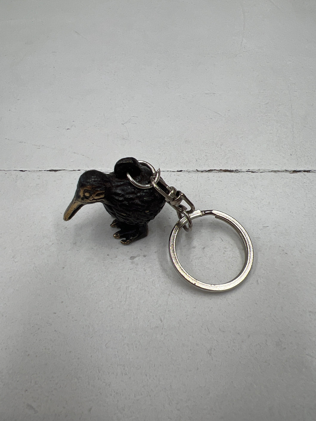 Bronze Baby Kiwi Keyring