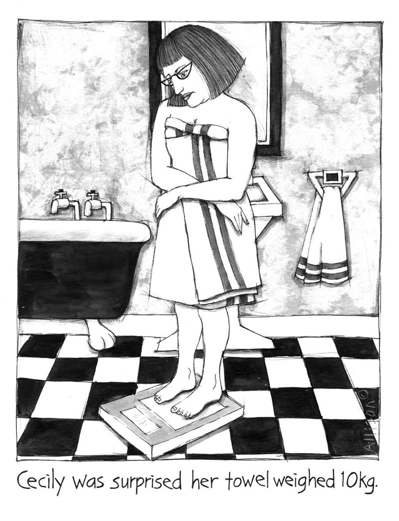 10Kg Towel - Cecily Tea Towel