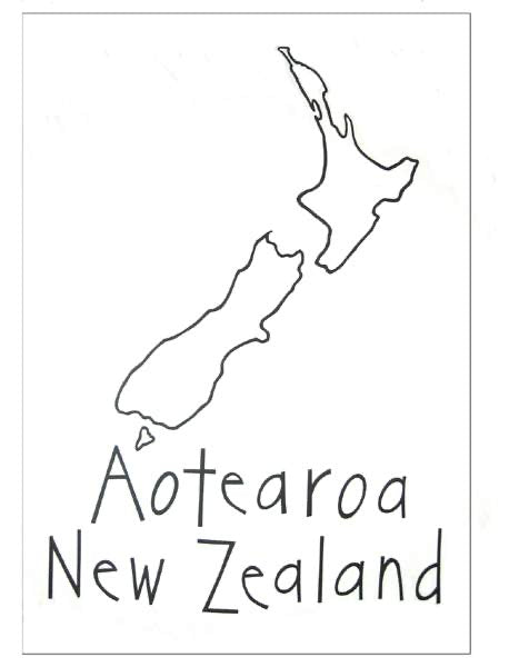 New Zealand Aotearoa - Tea Towel - Moa Revival