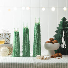 Load image into Gallery viewer, Icicle Candle - Festive Pine by Living Light
