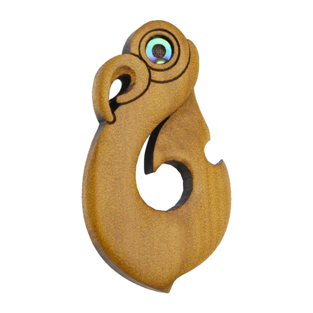 Māori  Wood Magnet by Aeon Giftware
