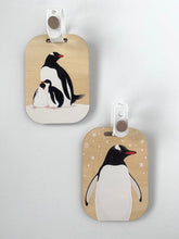 Load image into Gallery viewer, Blue Penguin Luggage Tag - Hansby Design
