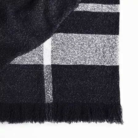 Grange Throw in Onyx by Weave