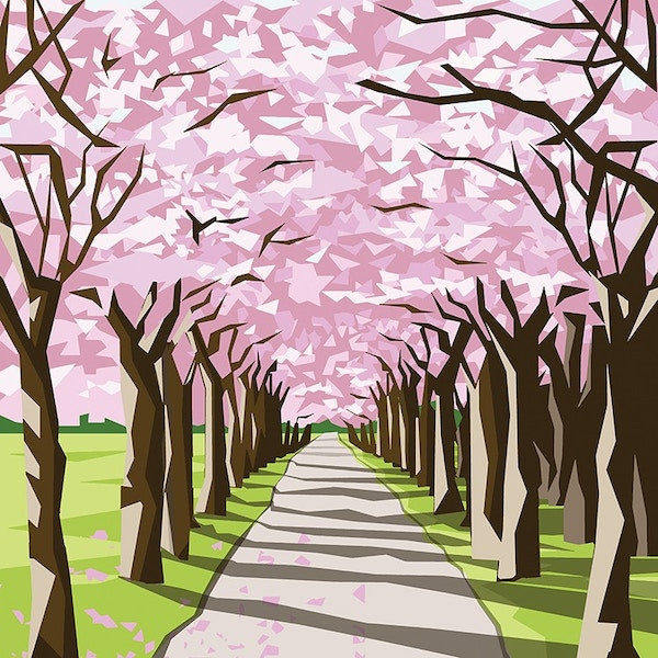 Hagley Blossom Print by Ira Mitchell