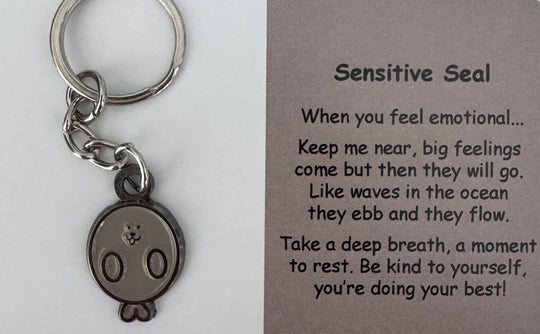 Sensitive Seal Keyring