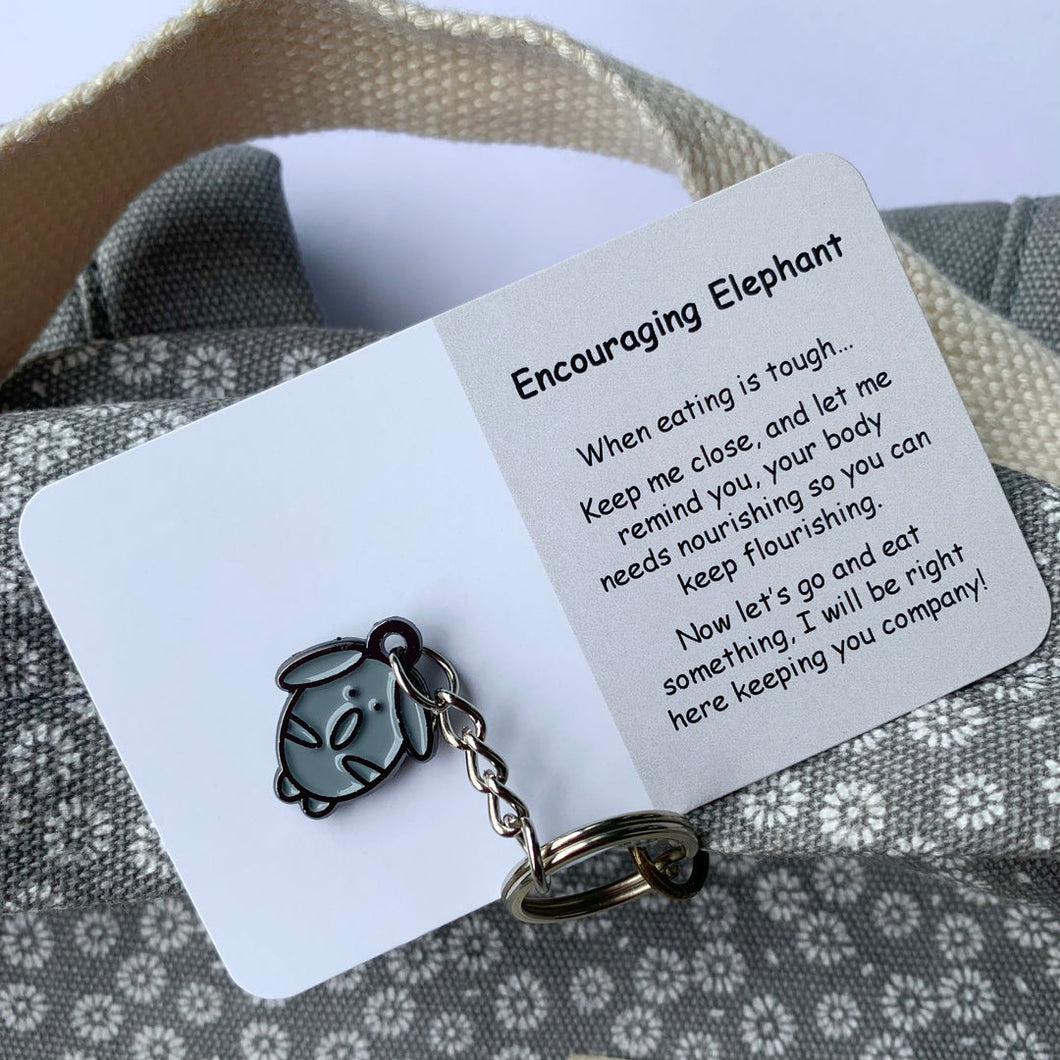 Little Joys - Encouraging Elephant Keychain