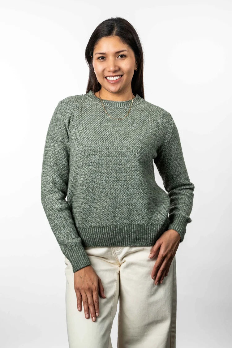 Moss Stitch Plated Jumper