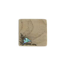 Load image into Gallery viewer, Paua &amp; Recycled Wood Coaster
