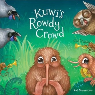 Kuwi's Rowdy Crowd Board Book by Kat Merewether