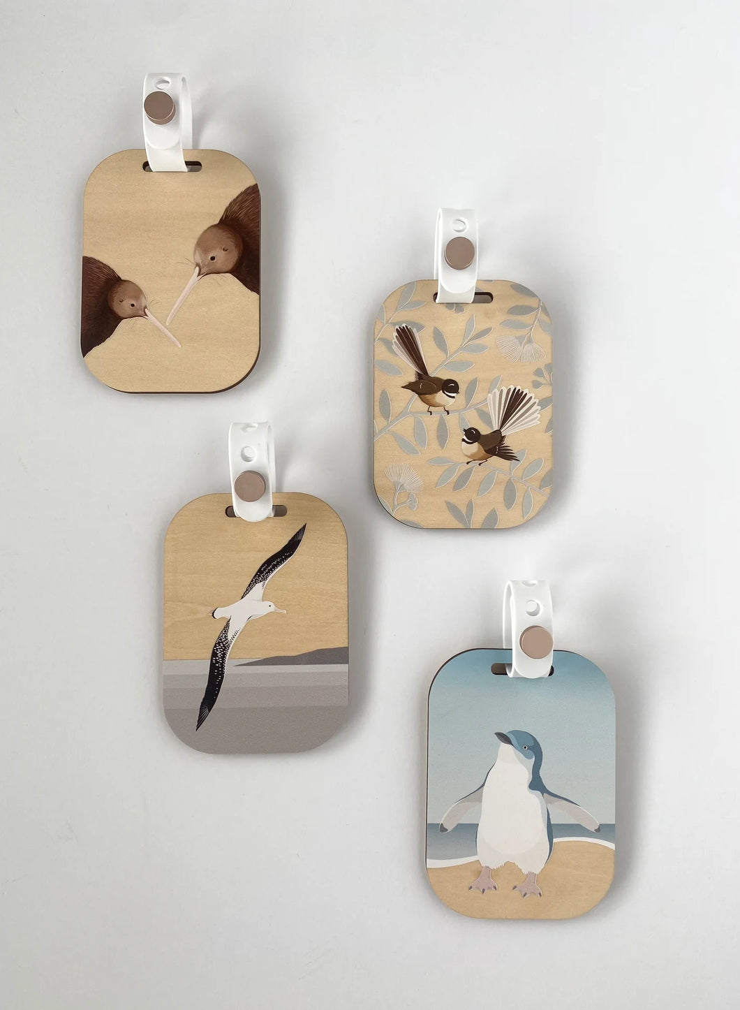 Blue Penguin Luggage Tag - Hansby Design