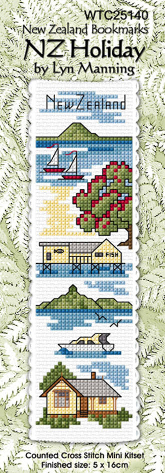 Cross Stitch Bookmark Kits -  Caravans & Camping - several styles