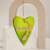 Load image into Gallery viewer, Hanging Ornament - Aroha NZ Heart 7
