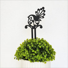 Load image into Gallery viewer, Acrylic Plant Stake by Crystal Ashley - Koru Piwakawaka / Fantail

