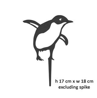 Steel Penguin Garden Stake