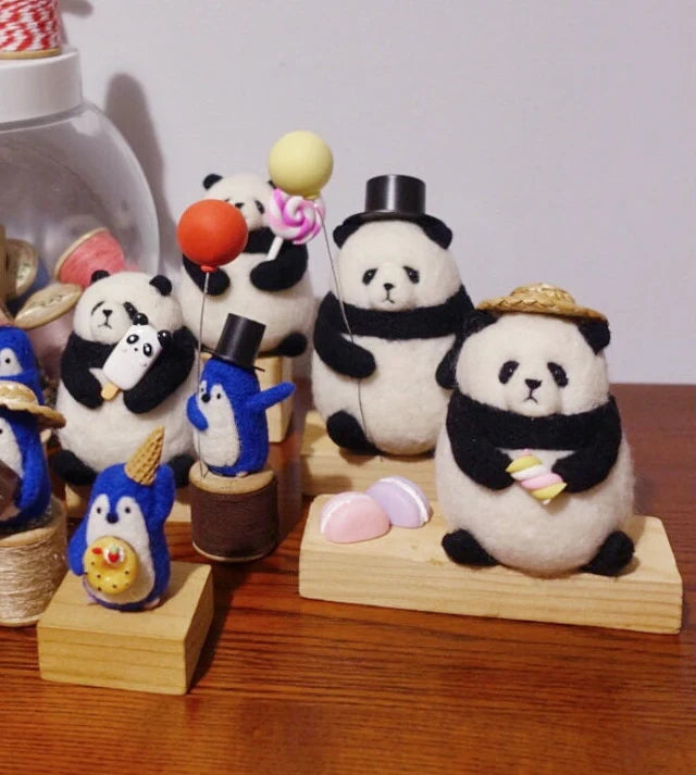 Blue Penguin Figures