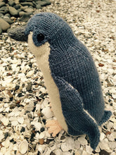 Load image into Gallery viewer, Percy the Little Blue Penguin Knitting Kit by Cameron-James Designs
