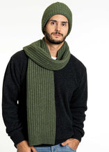 Load image into Gallery viewer, Ribbed Merino Possum Scarf by Koru Knitwear - available in 4 colours

