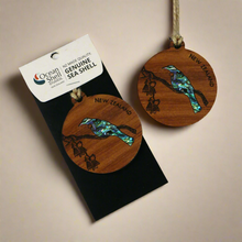 Load image into Gallery viewer, Rimu - Paua Decoration
