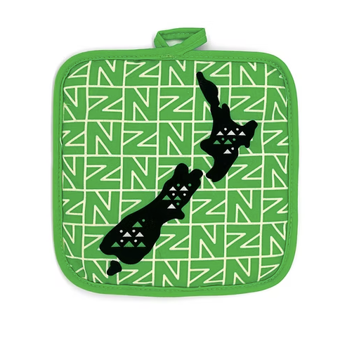 Retro Map Pot Mitt