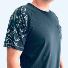 Load image into Gallery viewer, Mens Maori T Shirt - Kia Kaha
