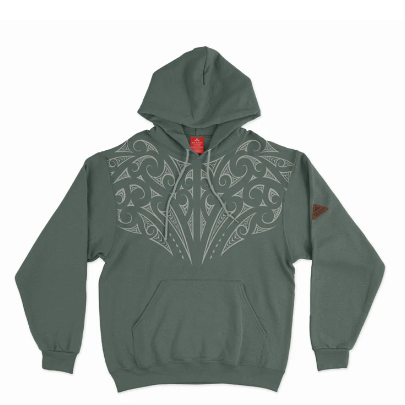 Mens Maori Hoodie - Kia Kaha