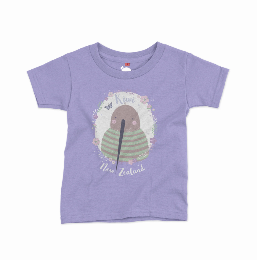 Childrens New Zealand T Shirt - Kiwi