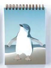 Blue Penguin Notebook by Hansby Design