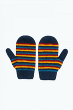 Load image into Gallery viewer, Kid&#39;s Striped Mittens - Available In 2 Colours
