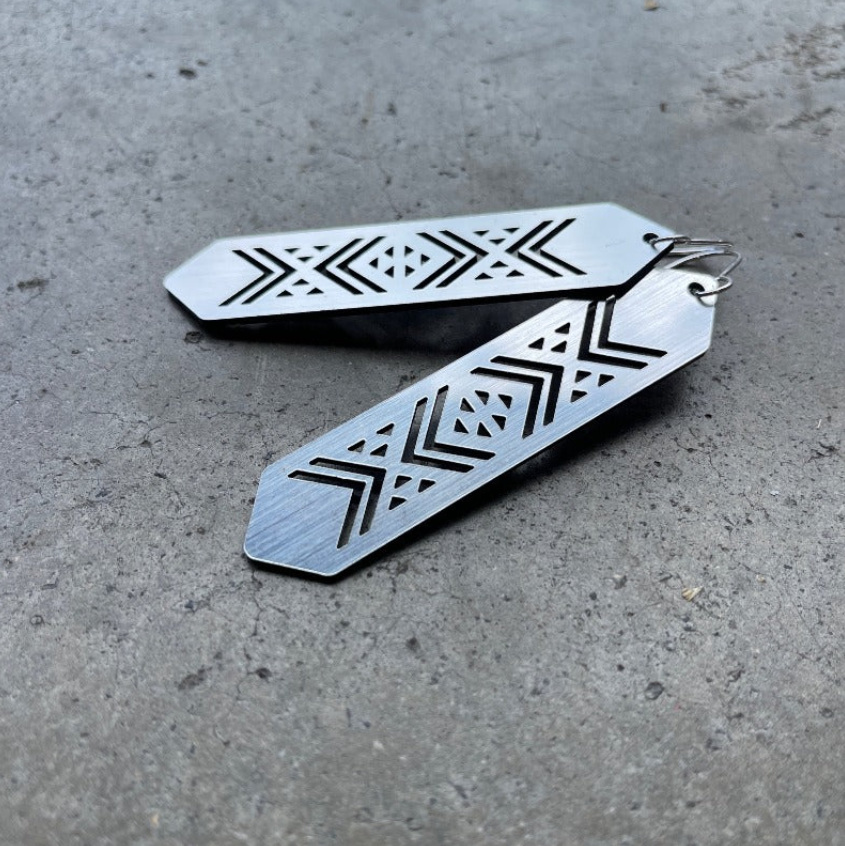 Taniko Silver Earrings