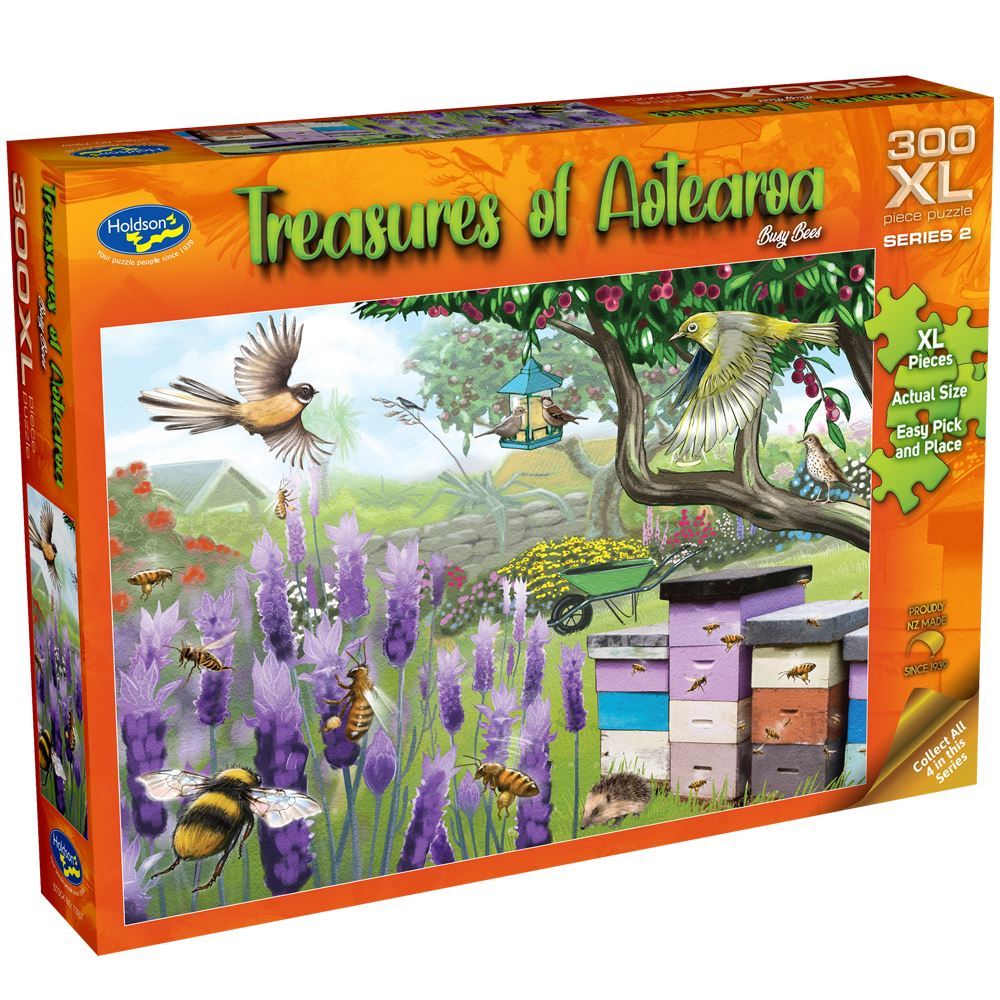 Busy Bees Jigsaw Puzzle - Treasures of Aotearoa - 300 pieces