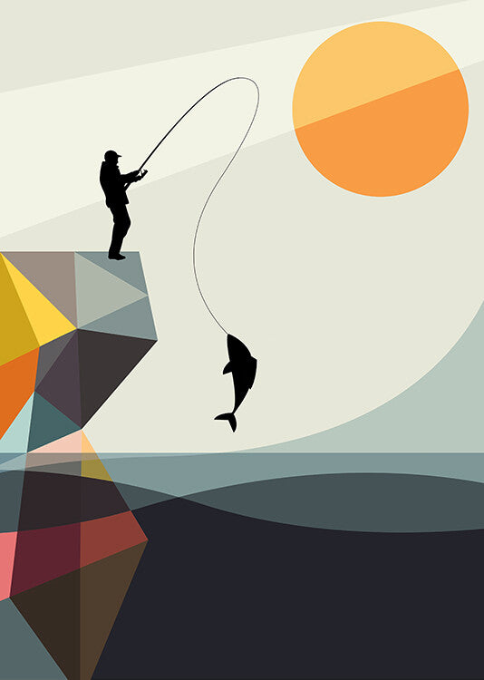 Gone Fishing Print