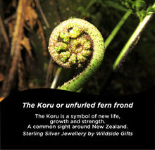 Load image into Gallery viewer, Koru Drop Earrings
