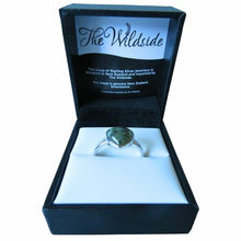 Load image into Gallery viewer, Greenstone Heart Ring - Sterling Silver
