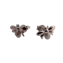 Load image into Gallery viewer, Sterling Silver Bee Stud Earrings
