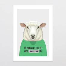 Load image into Gallery viewer, Animals in t-shirt A4 Print by Glenn Jones
