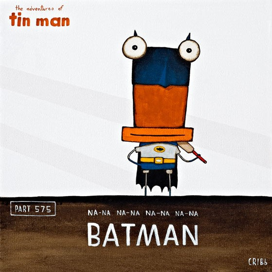 Batman Tin Man Box Framed