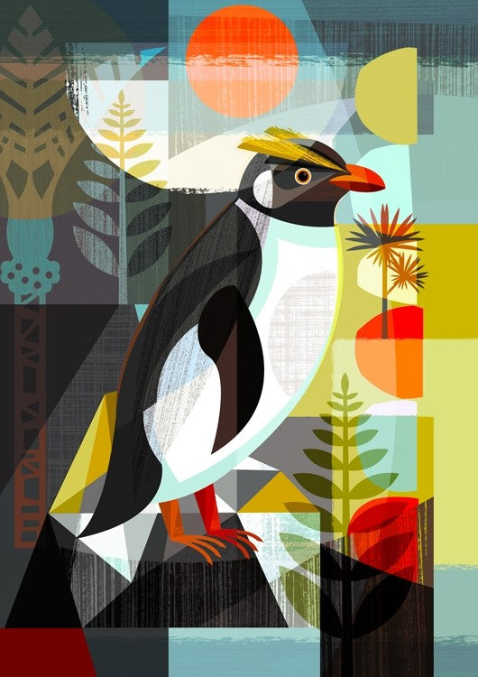 New Zealand Penguin Print